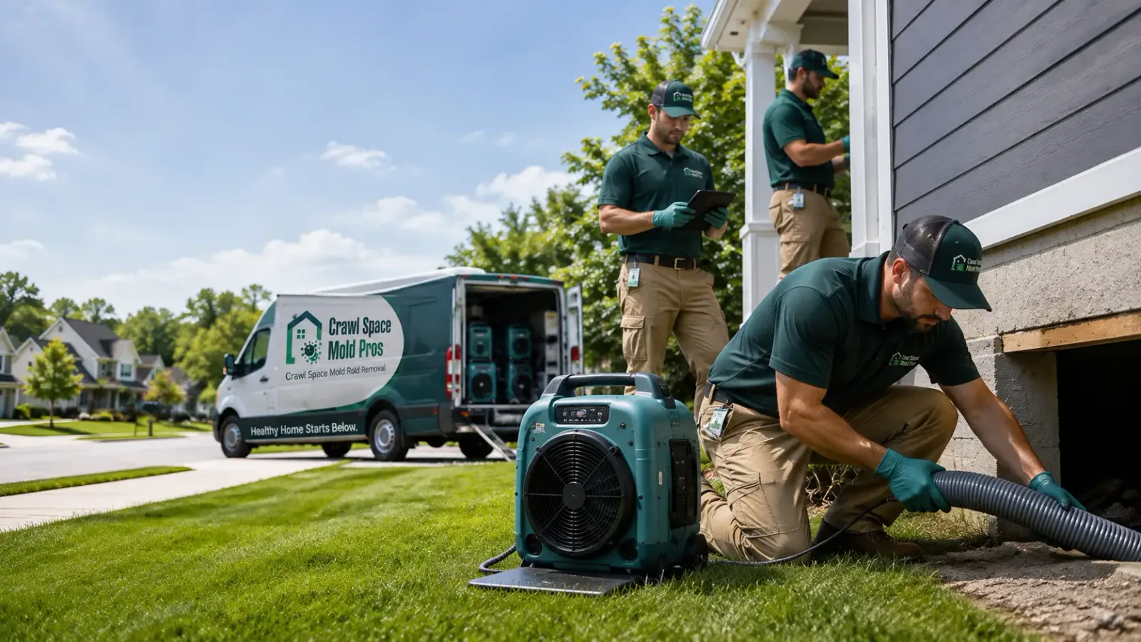 Crawl Space Mold Removal in Milnor, ND